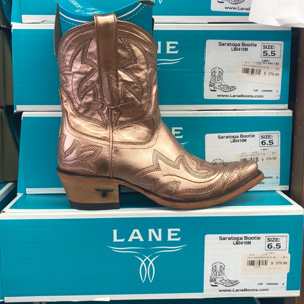 Lane Rose Gold Saratoga Bootie